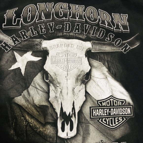 Harley-Davidson Other - Harley-Davidson Longhorn Graphic Tee - Black